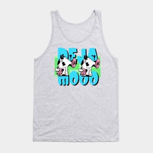 Deja Moo Funny Cartoon Cows Tank Top